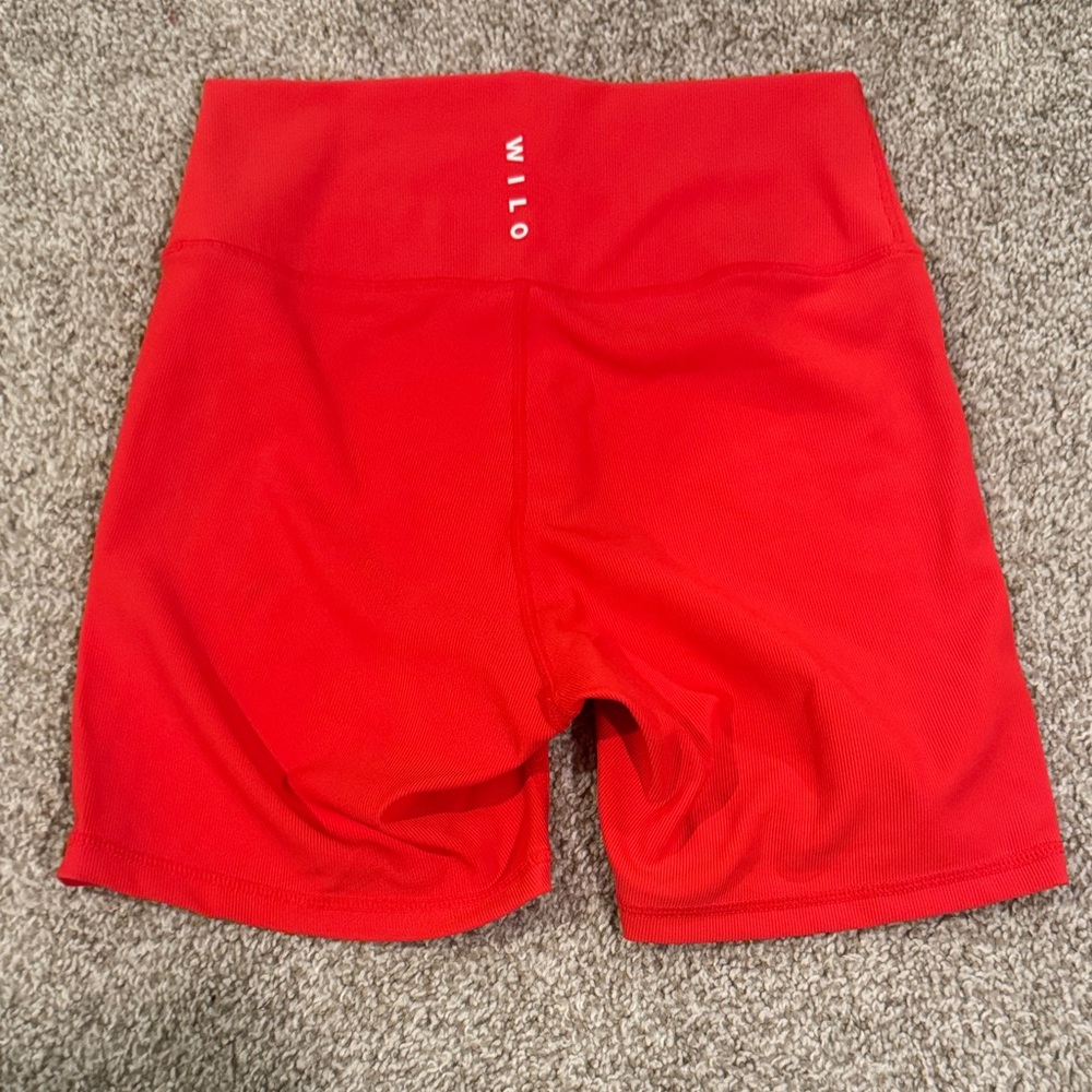 WILO Women's Dynamic Red Bike Shorts